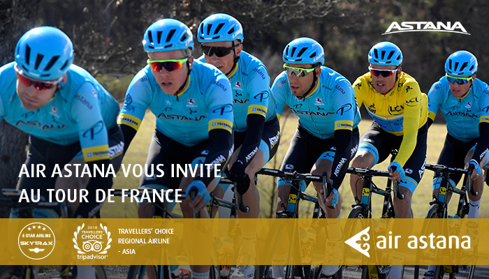 Participez au Tour de France et gagnez 2 billets d’avion !